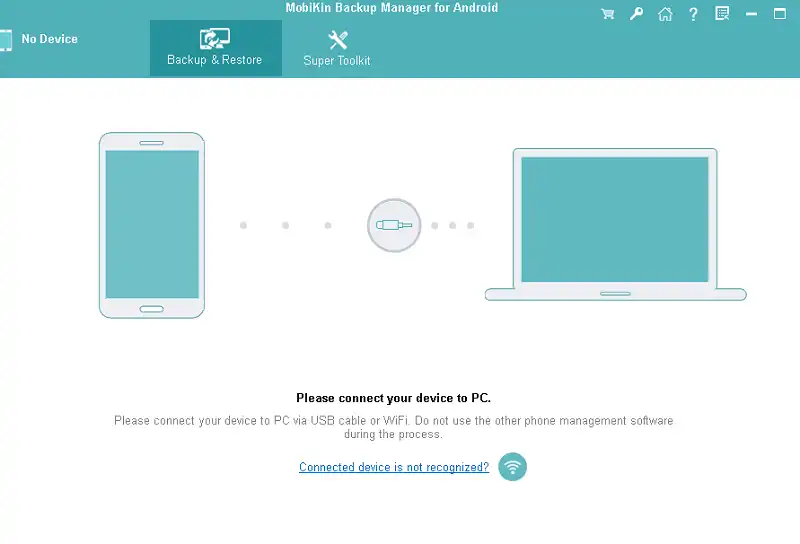 MobiKin Backup Manager for Android UI